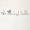 La vie est belle (cœur tissu liberty) – Image 2